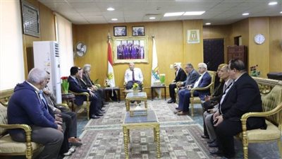 وفد من نقابة الأطباء يلتقى محافظ الوادي الجديد لدعم المنشآت الطبية