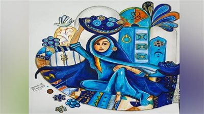 مواهب شابة تدعمها بوابة روزاليوسف بريشة الفنانة شهد المهدي (19)