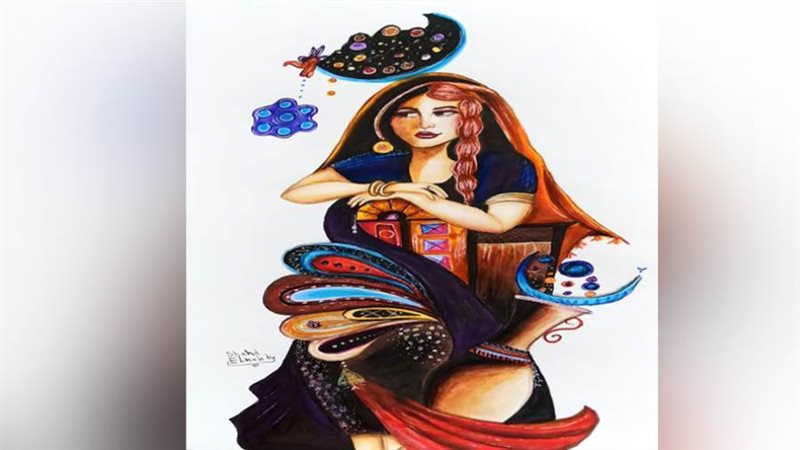 ريشة الفنانة شهد