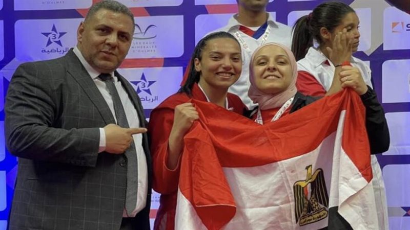 إيمان هاني تحصد الميدالية