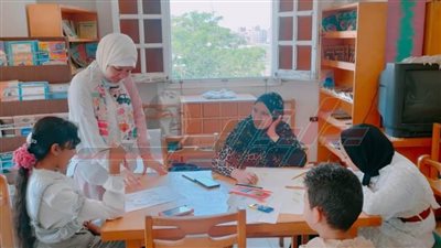  مسابقة فنية للنشء فى الرسم الحر بمركز التنمية الشبابية كفر الشيخ