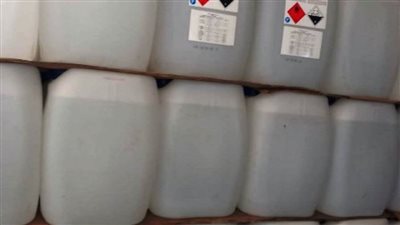 ضبط 27 طن منظفات مجهولة المصدر بالشرقية 