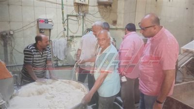 حملة تموينية مكبرة على المخابز البلدية ببيلا في كفر الشيخ 
