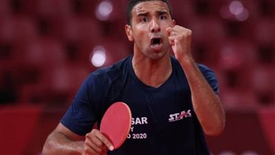 عمر عصر يواجه بطل كرواتيا في دور الـ 16 ببطولة العالم لتنس الطاولة اليوم