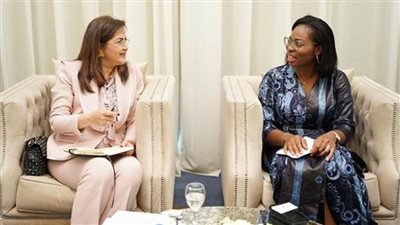 وزيرة التخطيط تبحث سبل التعاون مع وزيرة التخطيط والتعاون الدولي بغينيا