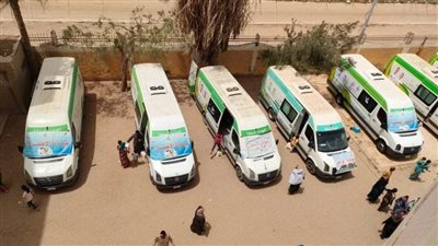 صحة المنيا تقدم الخدمات الطبية لـ1375 حالة في دير الجرنوس