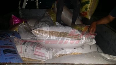 ضبط 65 طنًا و 705 كيلو أقماح بغرض بيعها في السوق السوداء بكفر الشيخ  