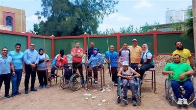 فاعليات المشروع القومي لذوى القدرات الخاصة بمراكز التدريب بمشاركة 100 لاعب بكفر الشيخ