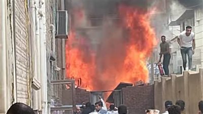 اندلاع حريق هائل داخل مستشفى دكرنس بالدقهلية