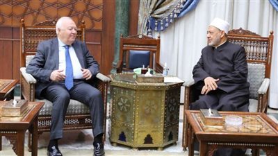 شيخ الأزهر يستقبل المُمثل السَّامي للأمم المتحدة لحوار الحضارات لبحث تعزيز التعاون المشترك