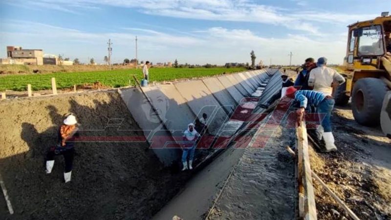 تبطين الترع