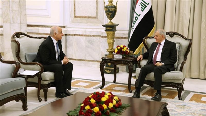 الرئيس العراقي يبحث