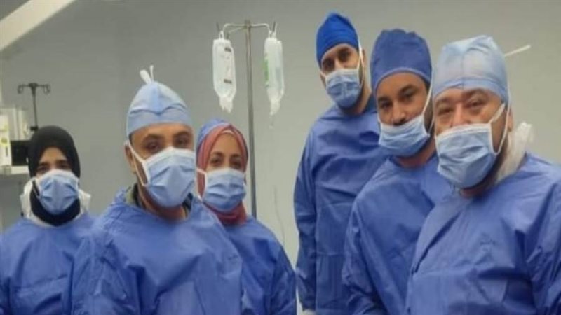 الفريق الطبي أثناء