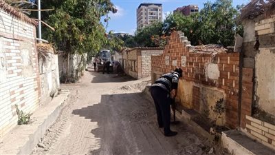 رصف عدد من الطرق بمقابر الثلاثيني واستمرار رفع كفاءة مرفق الصرف الصحي بمدينة المستقبل