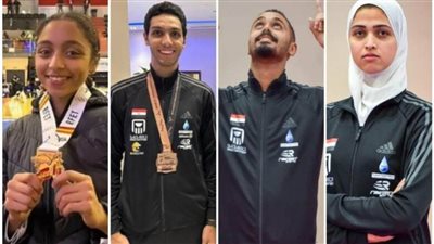 أربعة مصريين يشاركون في الجائزة الكبرى للتايكوندو بروما