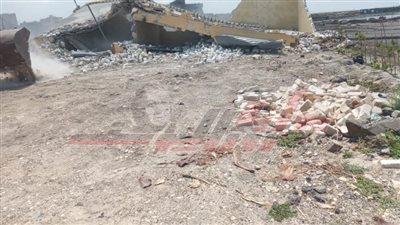 إزالة 12 حالة تعدٍ بمركز بلطيم على مساحة 4420 مترًا 