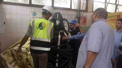 رئيس مياه سوهاج يتفقد أعمال الإحلال والتجديد بمحطة مياه السكساكا السطحية