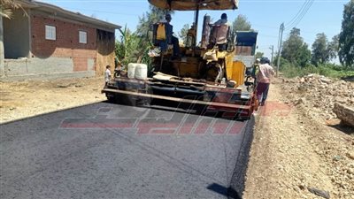 كفر الشيخ: رصف الطرق واستكمال المشروعات الخدمية 