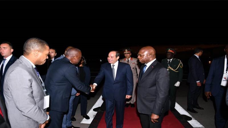 وصول الرئيس السيسي