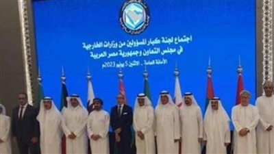 انعقاد اجتماع كبار المسؤولين من وزارات الخارجية في مصر ودول مجلس التعاون الخليجي