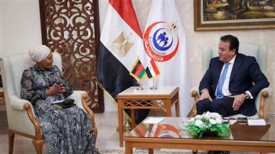 وزير الصحة يلتقي نائب وزير صحة 