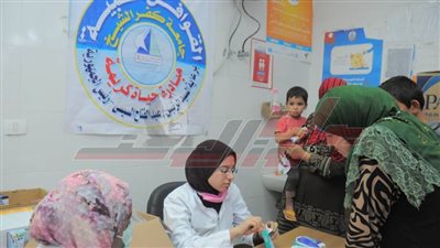 جامعة كفر الشيخ تنظم قافلة طبية بقرية الفقهاء البحرية