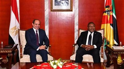 رئيس موزمبيق: نتطلع لتعزيز وتعميق العلاقات الثنائية مع مصر