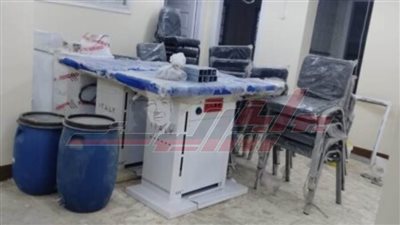 وصول معدات تشغيل مصنع السجاد بقرية 