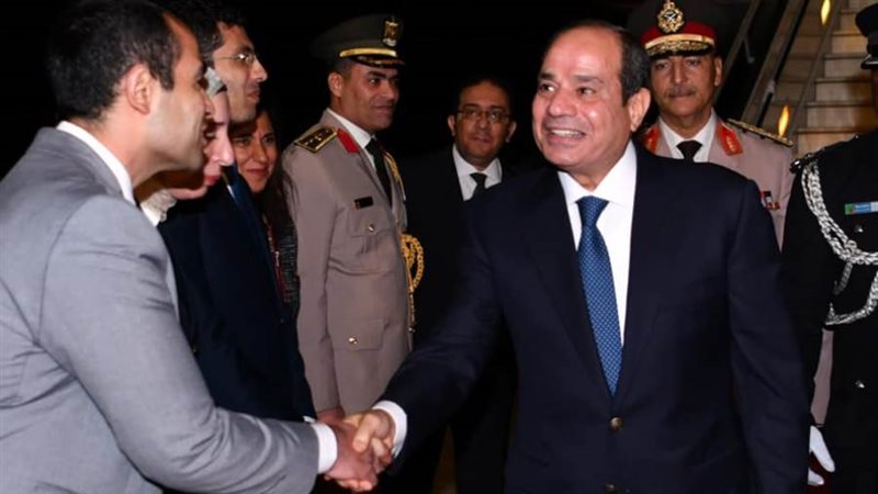 وصول الرئيس السيسي