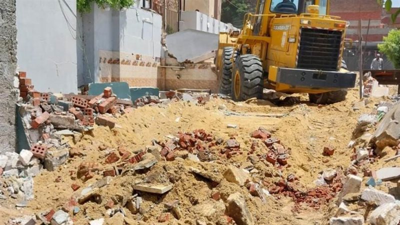 حملة إزالات ببني