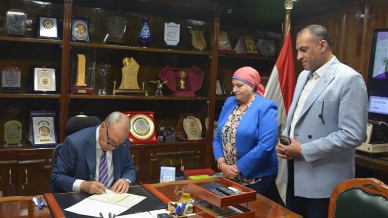 محافظ القليوبية يعتمد