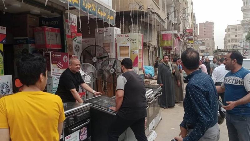 إزالة الإشغالات بالمنيا