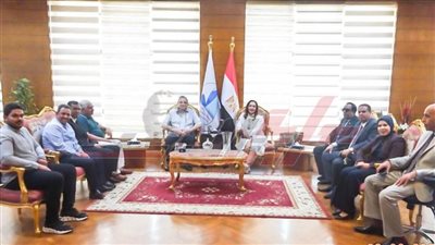 رئيس جامعة كفر الشيخ يستقبل النائبة جيهان مصطفى البيومي عضو النواب 