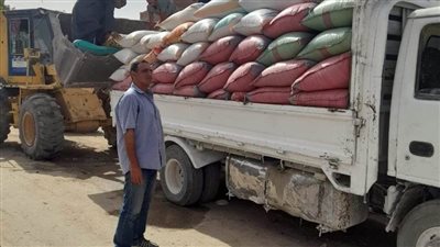 محافظ المنيا ضبط 18طن قمح بدون ترخيص بملوي 
