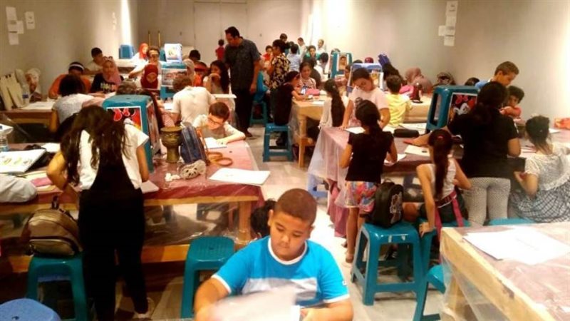 صورة من الورش العام