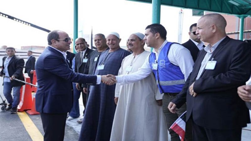 الرئيس السيسي مع