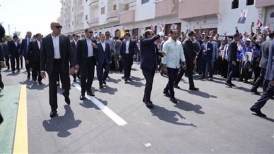 عاجل| استقبال حافل للرئيس السيسي من أهالي البحيرة.. والأهالي يؤكدون 