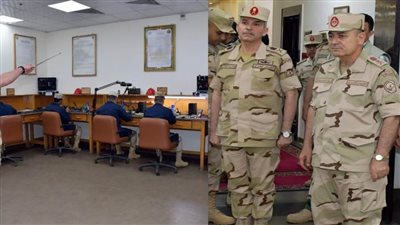 رئيس الأركان يشهد تنفيذ المرحلة الرئيسية للمشروع التكتيكى بجنود 