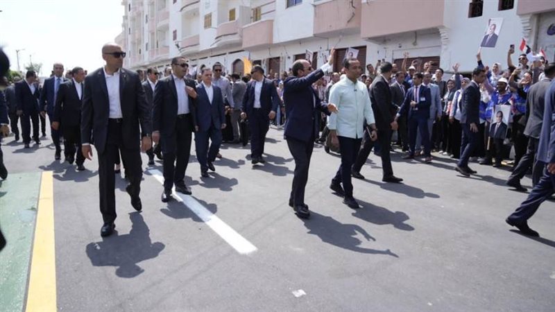 استقبال اهالى البحيرة