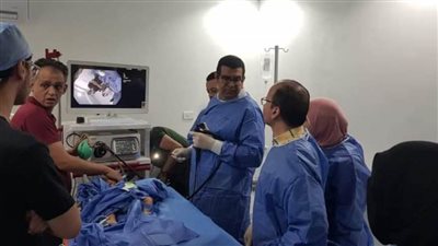 بدء تشغيل وحدة مناظير الجهاز الهضمي بمستشفى الأطفال التخصصي بالبحيرة