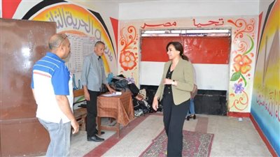 نائب محافظ البحيرة تتفقد لجان امتحانات الثانوية العامة بـ