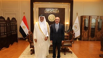 وزير العدل يستقبل نظيره القطري بمقر وزارة العدل بالعاصمة الإدارية الجديدة