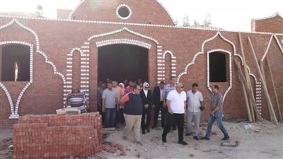 محافظ الوادي الجديد يتابع أعمال إحلال وتوسعة مسجد منطقة عمارات الكهرباء 