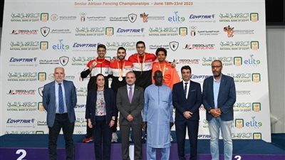 ذهبية وفضية وبرونزيتان حصيلة مصر في اليوم الثاني لبطولة إفريقيا للسلاح