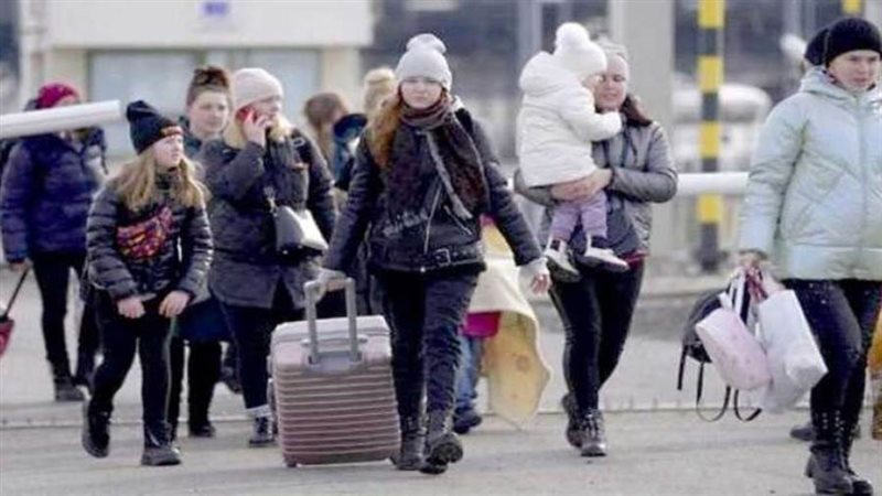 اللاجئين الأوكرانيين