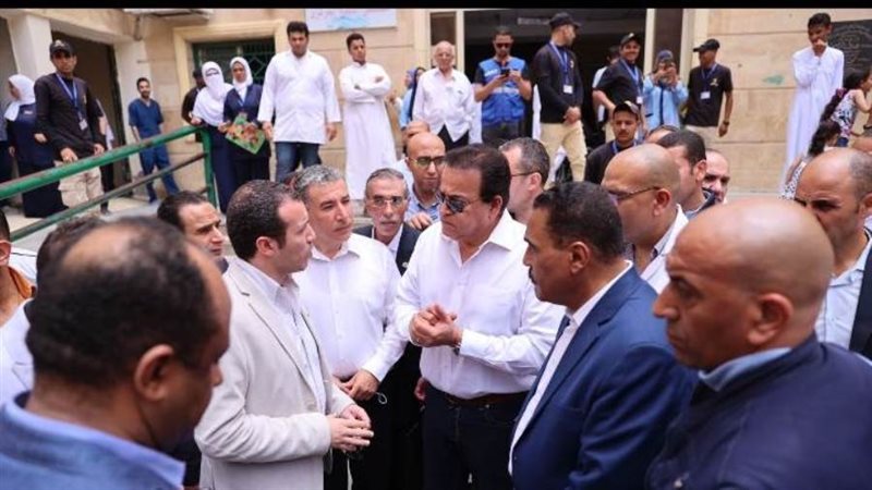 وزير الصحة بمستشفى