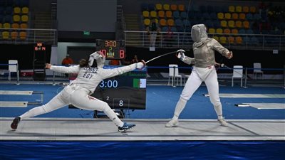 ندى حافظ تحصد فضية سلاح السيف ببطولة إفريقيا للمبارزة