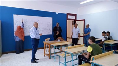 استمرار فعاليات البرنامج العلاجي لتحسين مستوى طلاب المرحلة الإعدادية بقرى المحافظة 