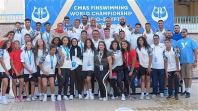 إنجاز تاريخي لمصر في بطولة العالم لسباحة الزعانف للناشئين 
