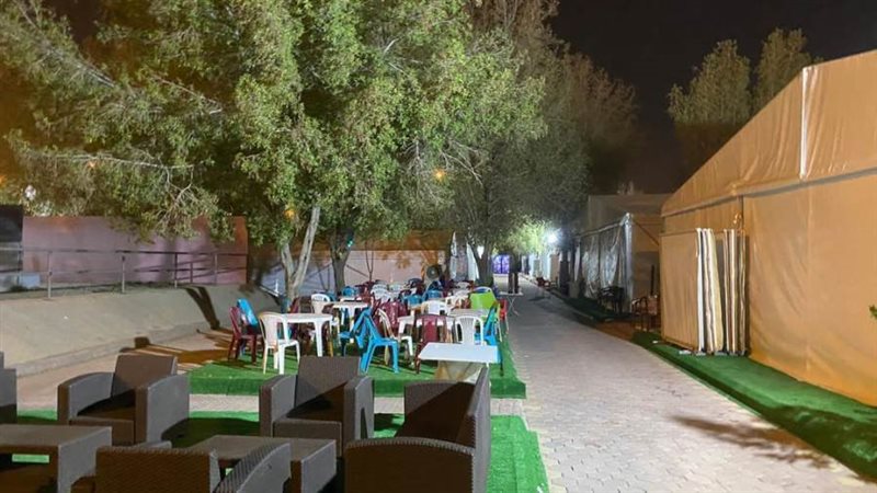 تجهيز المخيمات لاستقبال